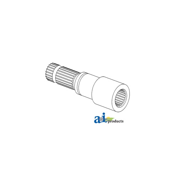 Shaft, PTO (1000 RPM) 4.7" x4.7" x6.4"